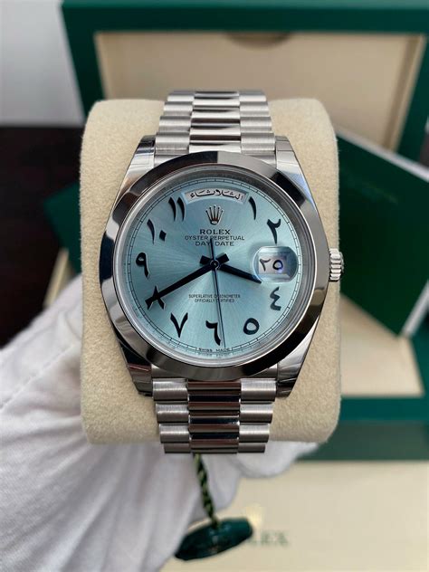 rolex arabic day date replica|rolex day date arabic dial.